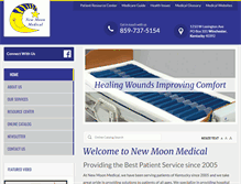 Tablet Screenshot of newmoonmed.com